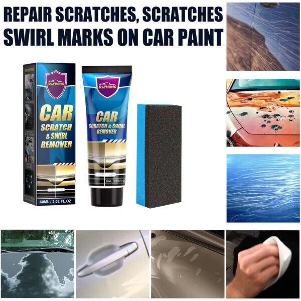 Rayhong Automobile scratch care paste. It is used for scratch polishing, touch-up painting, car maintenance and paint surface refurbishment. - Image 9