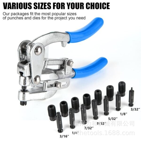 Manual punching pliers, metal punching machine, portable punching artifact tool - Image 5