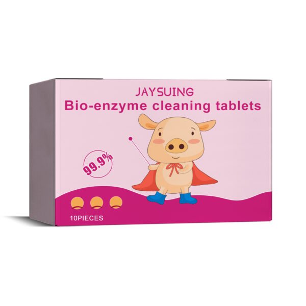 Jaysuing Biological enzyme effervescent tablets. These cleaning tablets are used to clean stubborn yellow stains and coffee stains on clothes. - Image 5