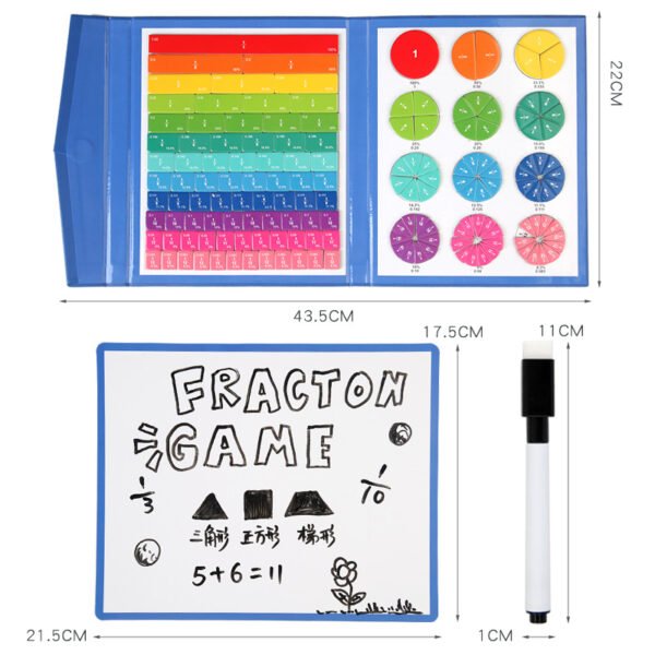 Kindergarten math addition and subtraction teaching aids, digital decomposition tools, children's first grade learning magnetic score plate toys - Image 4