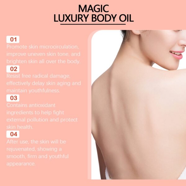 West Month Body moisturizing and nourishing oil. A daily body massage oil that moisturizes, firms, and brightens the skin - Image 4