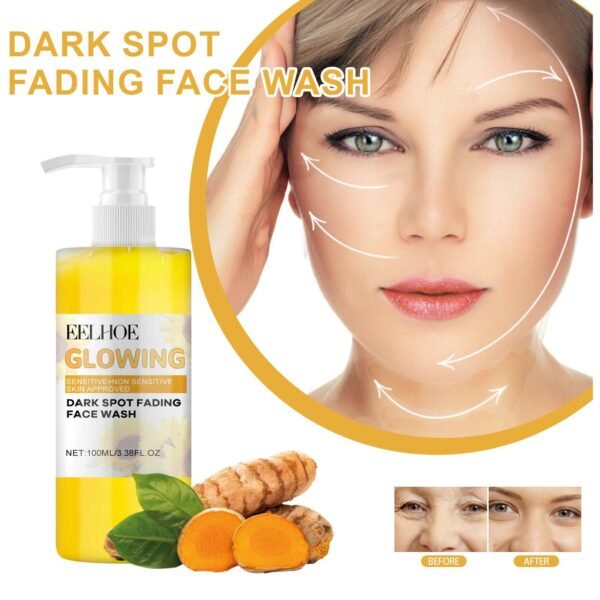 EELHOE Turmeric Radiance Cleanser. Deeply cleanses the face and removes makeup, leaving the skin refreshed and non-tightening. Turmeric Cleanser - Image 7