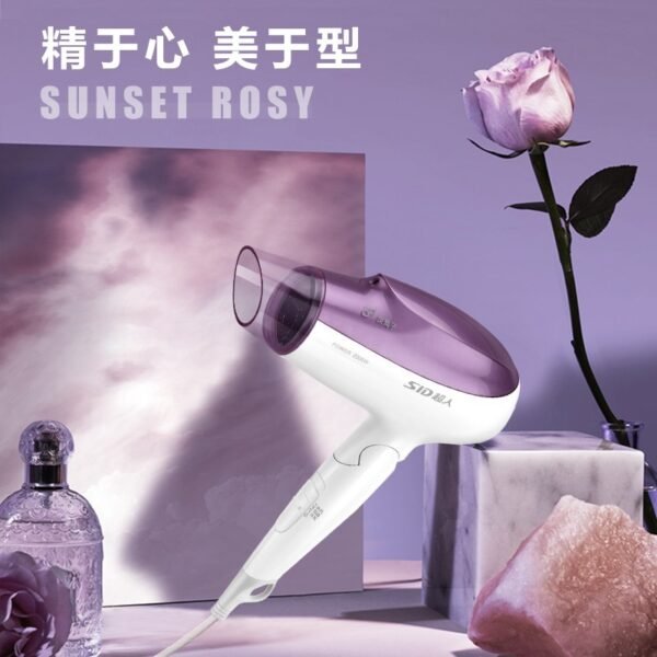 Superman hair dryer for household use, high wind capacity, fast drying, negative ion, high-power 2000w, hair dryer cylinder folding RD1822 - Image 2