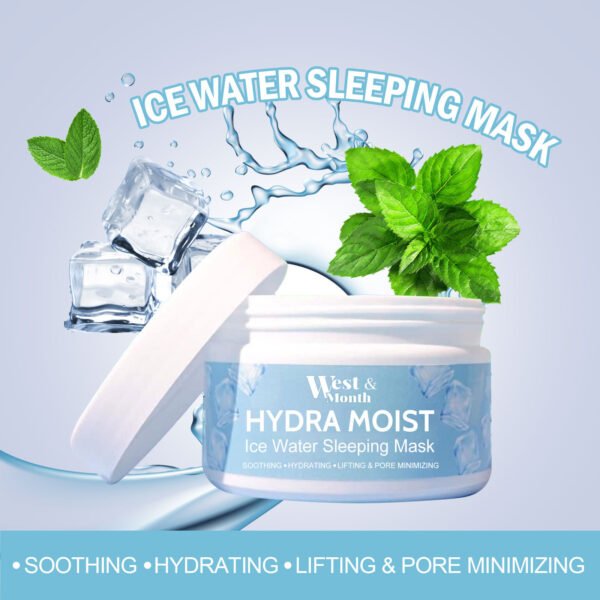 WestMonth Revitalizing Sleep Mask - A hydrating, moisturizing, and nourishing mask that deeply cleanses pores. A smear-on type of facial mask. - Image 6