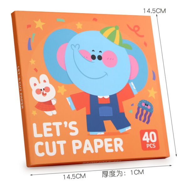 Children's 26 English letters and numbers Animal traffic Visual provocation card Handmade Paper Cuttings Kindergarten baby toys - Image 4