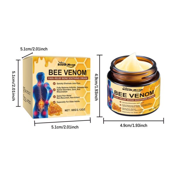 South MoonBee venom joint repair cream. A portable massage cream for external use to soothe joint discomfort and provide joint care. - Image 6