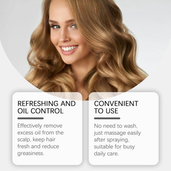 Hoegoa Hair volumizing spray. A lazy person's go-to spray for oil removal, providing a fresh and long-lasting styling effect without washing - Image 17