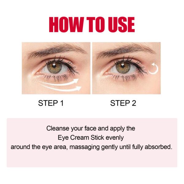 EELHOE Retinol eye cream stick. Moisturize the skin around the eyes, improve the condition of the eyes, and fade fine lines, crow's feet, and nasolabial folds. - Image 8