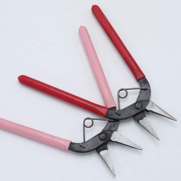DIY pliers, handmade multifunctional tool, pointed nose, toothless flat mouth pliers, jewelry, opening ring, hanging ring - Image 4