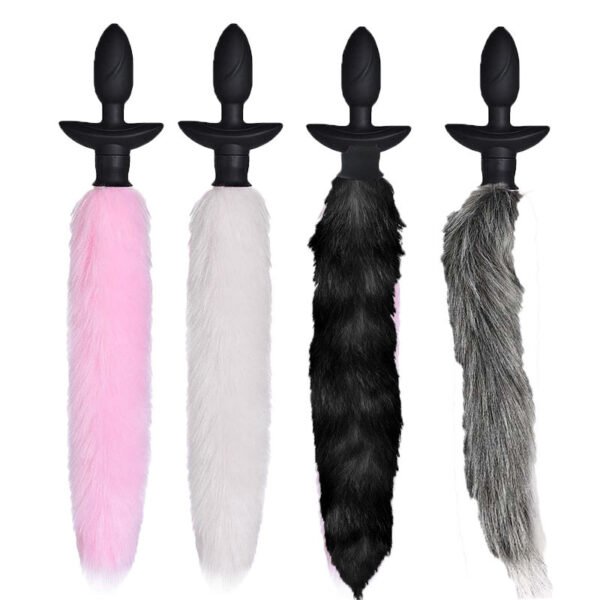 Sex toy props, fox tail anal plug, female flirtation and teasing, harem anal expansion device, adult products - Image 5