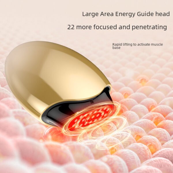 New electric import device, home beauty device, color light lifting facial massage device, vibration heating collagen cannon - Image 2