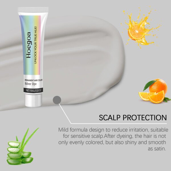 Hoegoa Grey Hair Cream provides long-lasting nourishment and plant extracts for hair care, trendy hair coloring and hair styling agents - Image 9