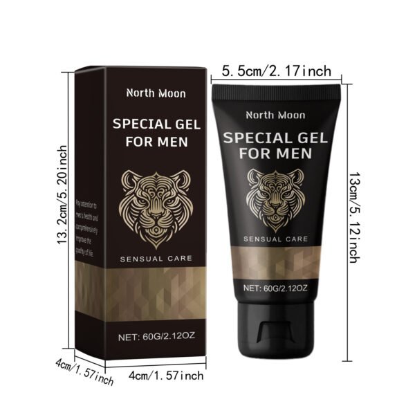 North Moon Men's Massage Gel, a herbal moisturizing and body repair massage gel for men - Image 6