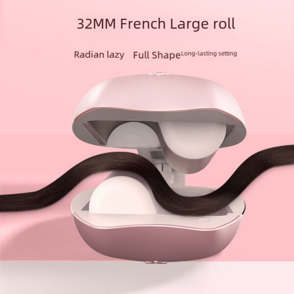 Cat's paw Chicken rolls head curling stick 32mm short hair wool curling artifact cake water ripple big wave lazy Chicken rolls stick - Image 4