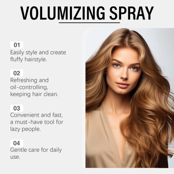 Hoegoa Hair volumizing spray. A lazy person's go-to spray for oil removal, providing a fresh and long-lasting styling effect without washing - Image 11