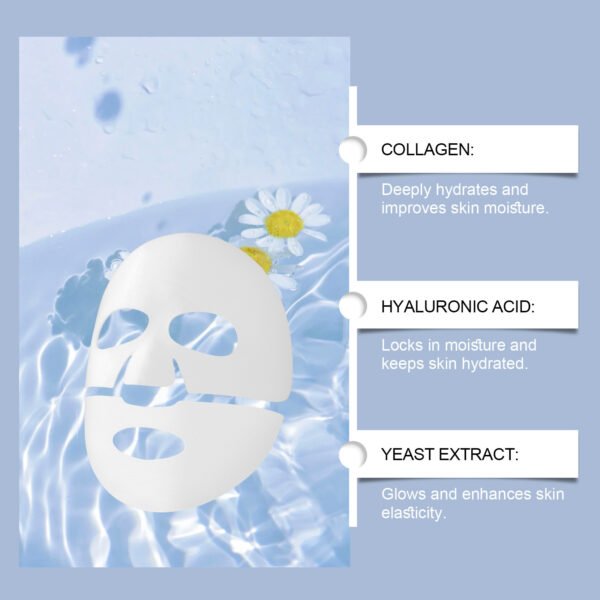 Jaysuing Collagen hydrating facial mask. It can fade fine lines, replenish moisture, tighten and moisturize the skin, and improve the skin condition - Image 8