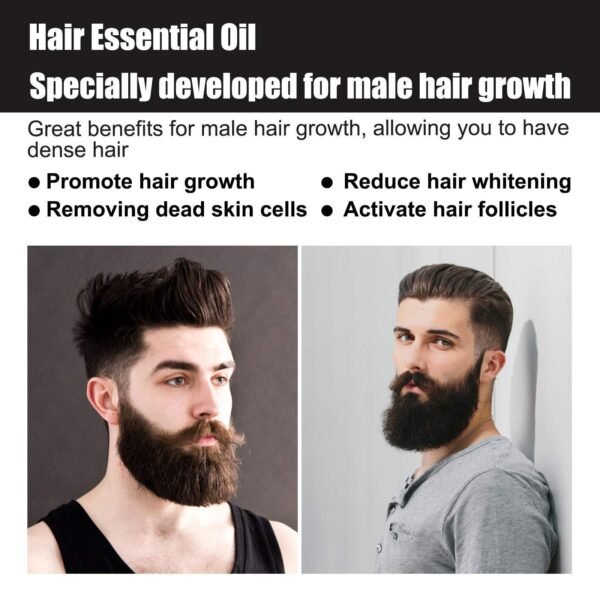 East moon Men's hair thickening essence. It strengthens, nourishes, moisturizes, prevents hair loss, thickens hair, and is a hair care lotion - Image 3
