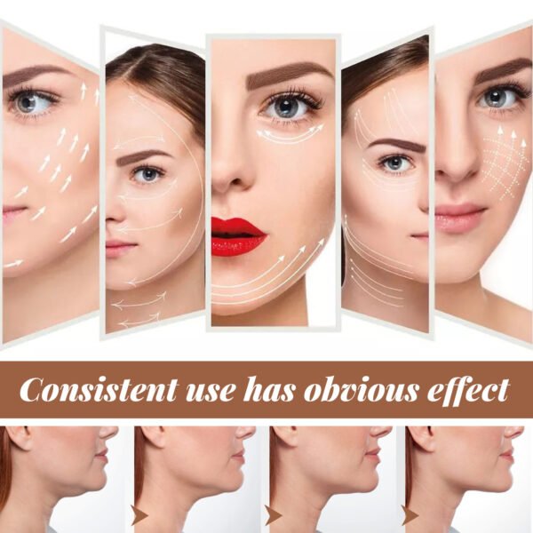 EELHOE  Myofascial facial tightening band to lift the face, prevent sagging, tighten the chin, create a V-shaped face, breathable face-lifting sticker - Image 9