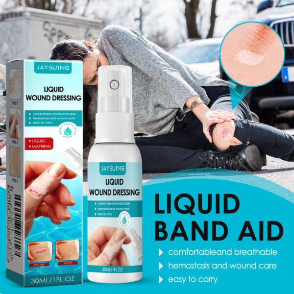 Jaysuing Waterproof liquid band - aid spray. A wound - protecting, invisible film - forming, waterproof and breathable nursing spray