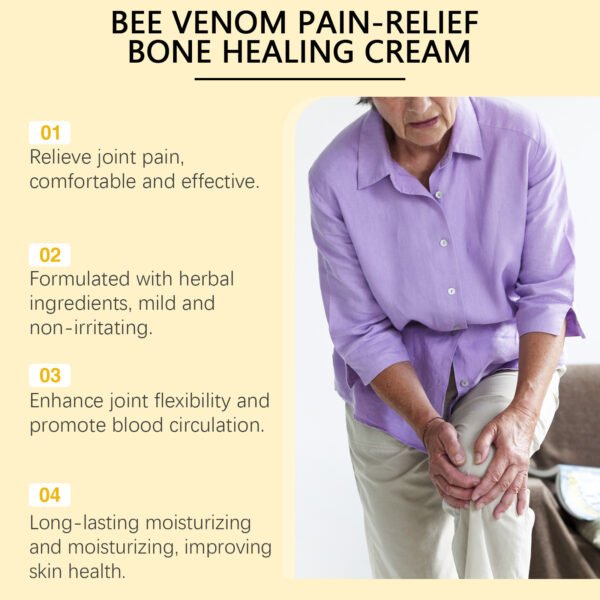 South MoonBee venom joint repair cream. A portable massage cream for external use to soothe joint discomfort and provide joint care. - Image 2