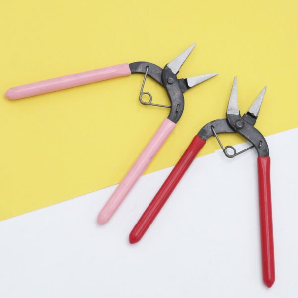 DIY pliers, handmade multifunctional tool, pointed nose, toothless flat mouth pliers, jewelry, opening ring, hanging ring