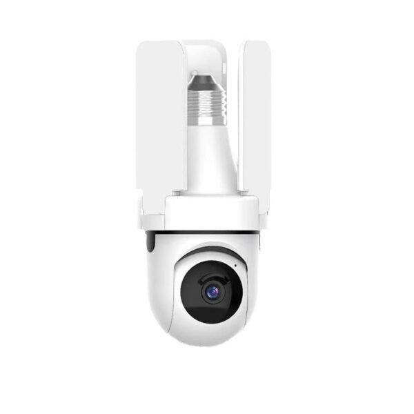 Wireless lamp head monitoring camera 360 degree panoramic intelligent high-definition three leaf fan monitoring camera lamp head - Image 5