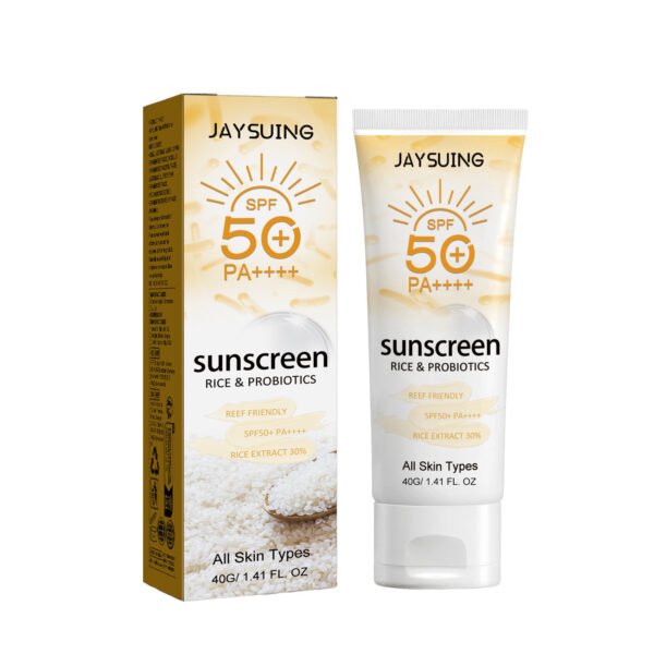 Jaysuing probiotic rice organic protective cream for face, body, outdoor UV protection, non greasy - Image 5
