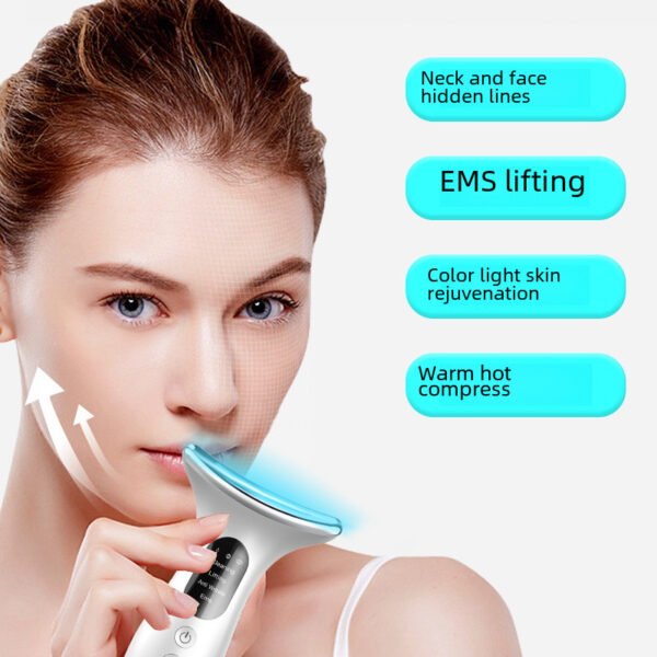 New neck beauty device, neck wrinkle recognition device, neck care massage device, lifting and firming device, removing nasolabial folds, and introducing beauty device - Image 4