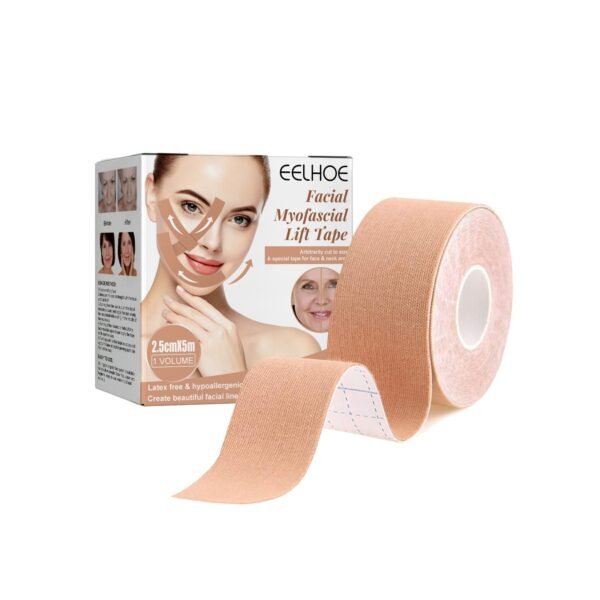 EELHOE  Myofascial facial tightening band to lift the face, prevent sagging, tighten the chin, create a V-shaped face, breathable face-lifting sticker - Image 5