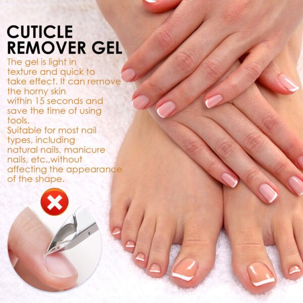 EELHOE Instant Cuticle Care Gel, Repairing Nail Fungus, Soft Nails, Rotten Nails and Dead Skin, Moisturizing Care Liquid - Image 3