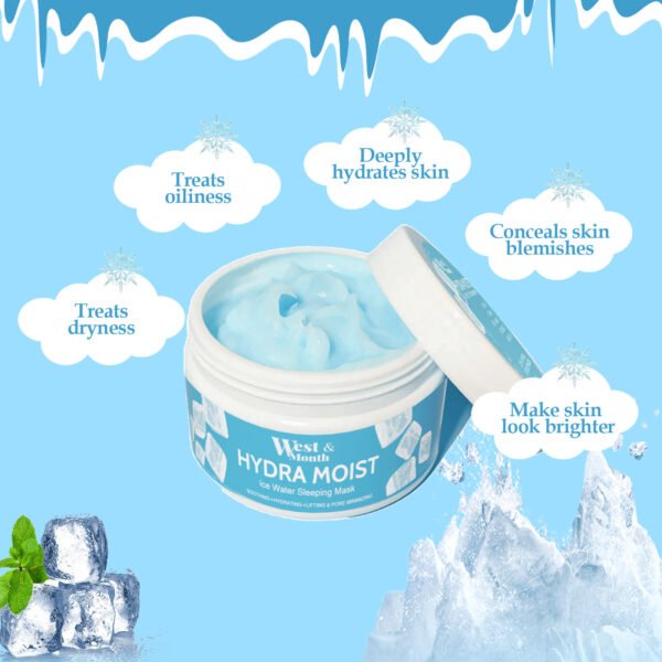 WestMonth Revitalizing Sleep Mask - A hydrating, moisturizing, and nourishing mask that deeply cleanses pores. A smear-on type of facial mask. - Image 8