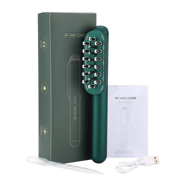 New RF radio frequency hair care comb EMS micro current electric massage comb for scalp care, medication applicator, hair care instrument - Image 4