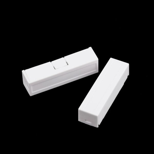 Door magnetic switch sensor, door and window anti-theft alarm detector, ABS plastic material, white brown door magnetic switch - Image 4