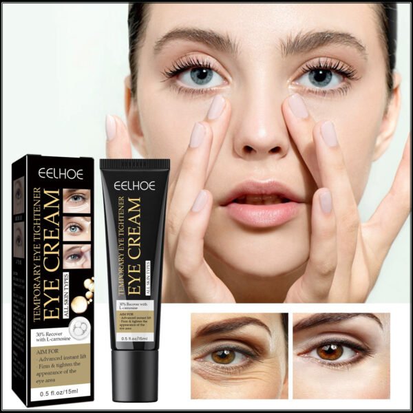 EELHOE Instant firming eye cream. It hydrates, moisturizes and firms the skin around the eyes, and fades wrinkles, dark circles and eye bags.