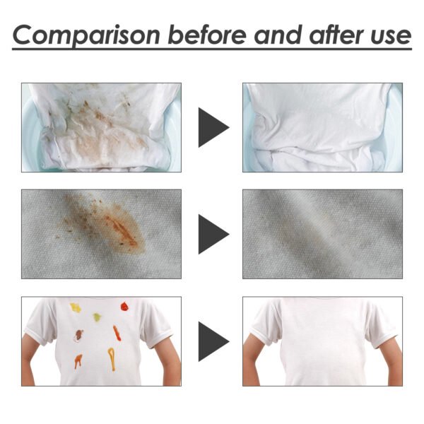Jaysuing Biological enzyme effervescent tablets. These cleaning tablets are used to clean stubborn yellow stains and coffee stains on clothes. - Image 4