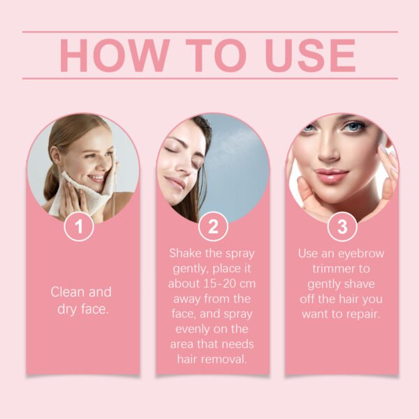 EELHOE Facial hair recognition spray. A spray that refreshes, cleanses, gently hydrates the face, purifies the skin, and softens facial hair - Image 7
