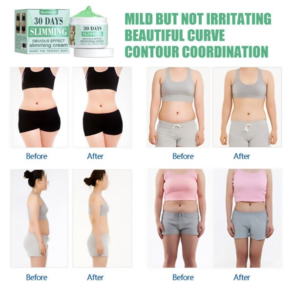 West&Month Body Massage Cream Moisturizing, Moisturizing, Firming, Massage Cream Body Care Softening Skin - Image 2