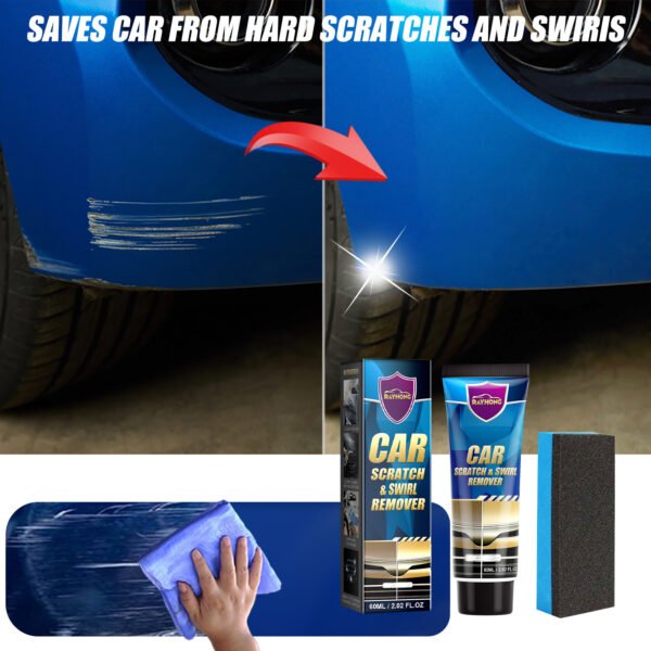 Rayhong Automobile scratch care paste. It is used for scratch polishing, touch-up painting, car maintenance and paint surface refurbishment. - Image 2