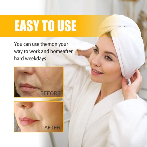 Jaysuing Collagen smile line patches. Lift facial smile lines, tighten the skin, and smooth out and fade wrinkles. - Image 9