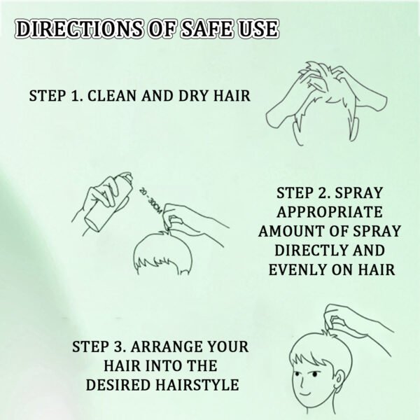 EELHOE hair fluffy styling spray hair fluffy lazy degreasing refreshing durable styling wash free spray - Image 8