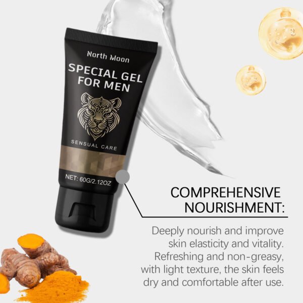 North Moon Men's Massage Gel, a herbal moisturizing and body repair massage gel for men - Image 10