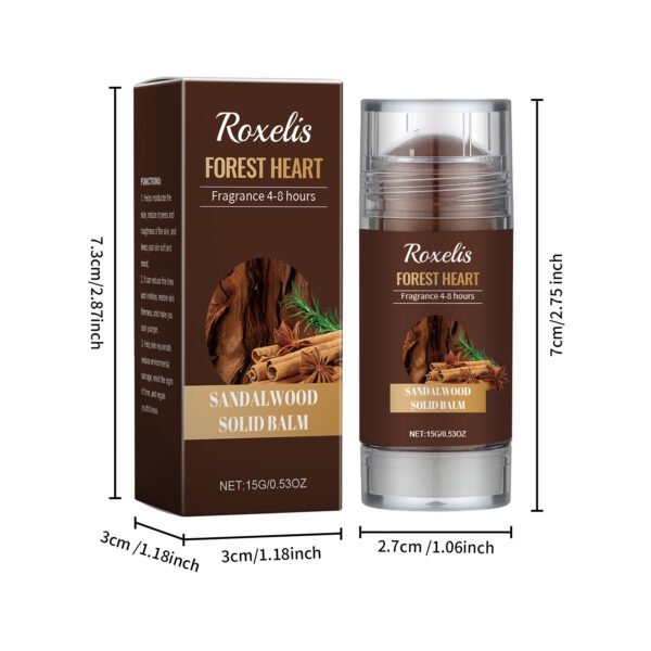 Sandalwood solid perfume balm. Naturally light-scented, fresh and long-lasting. It's perfect for daily use and dates, exuding charming allure. Portable solid perfume balm. - Image 15