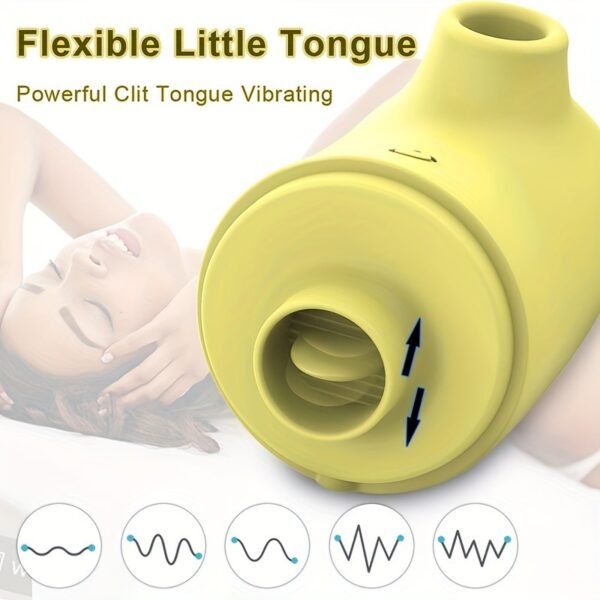 Deer tongue licking jumping egg G-spot sucking vibrator female flirting masturbator adult sex toy - Image 4