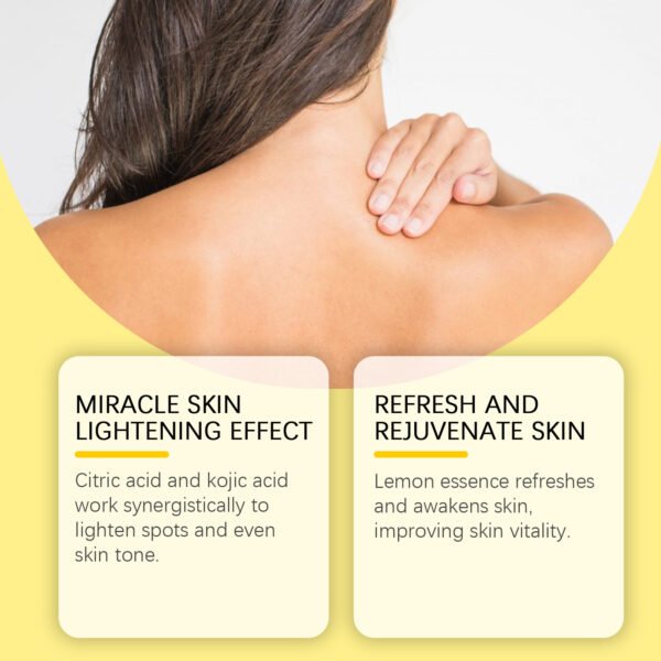 OCEAURA Lemon Turmeric Kojic Acid Soap - Deep-cleansing, Moisturizing, Refreshing and Oil-controlling Body Wash Soap - Image 2