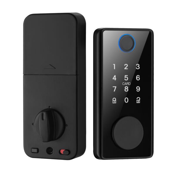 Intelligent fingerprint lock, fully automatic American standard lock, password key, card swiping lock, channel warehouse door lock - Image 5