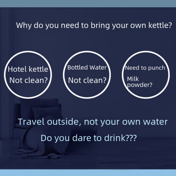 Silicone folding electric kettle travel kettle folding electric kettle household electric kettle automatic electric kettle - Image 2