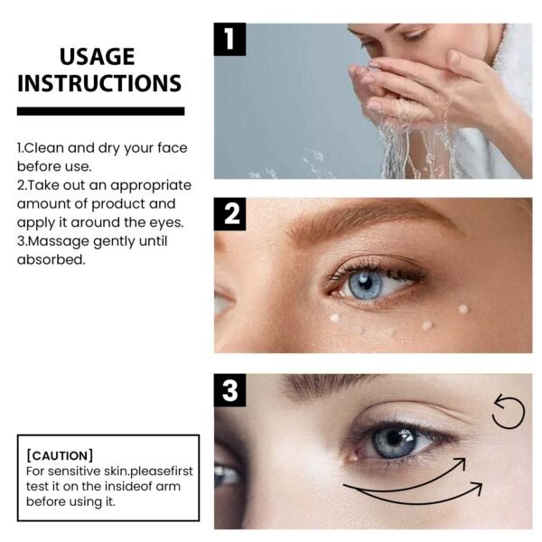 EELHOE Instant firming eye cream. It hydrates, moisturizes and firms the skin around the eyes, and fades wrinkles, dark circles and eye bags. - Image 10