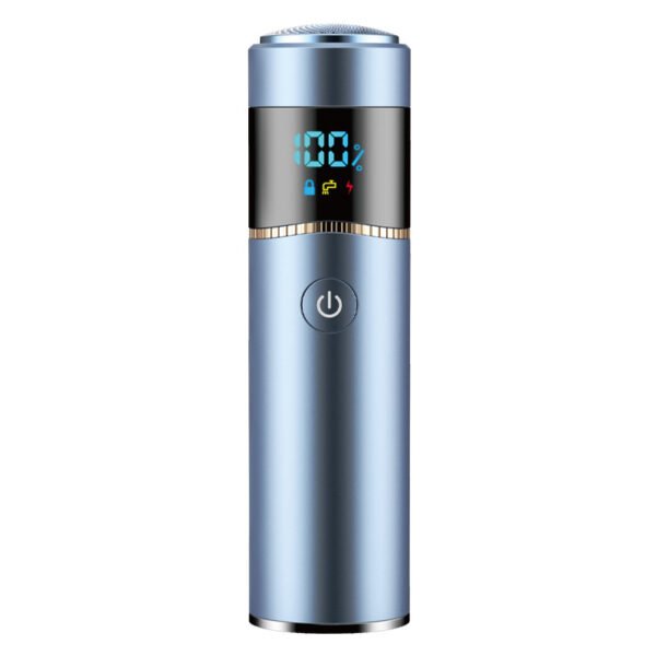Upgraded Mini Portable Shaver Single Head Round Waterproof Can Be Used as a Power Bank Electric Shaver with Digital Display - Image 4