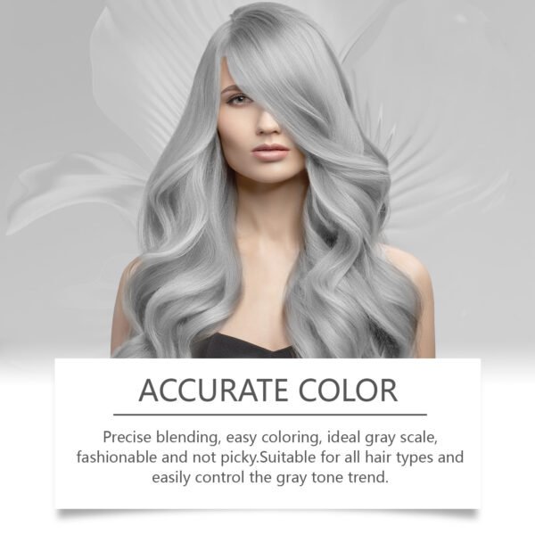 Hoegoa Grey Hair Cream provides long-lasting nourishment and plant extracts for hair care, trendy hair coloring and hair styling agents - Image 3