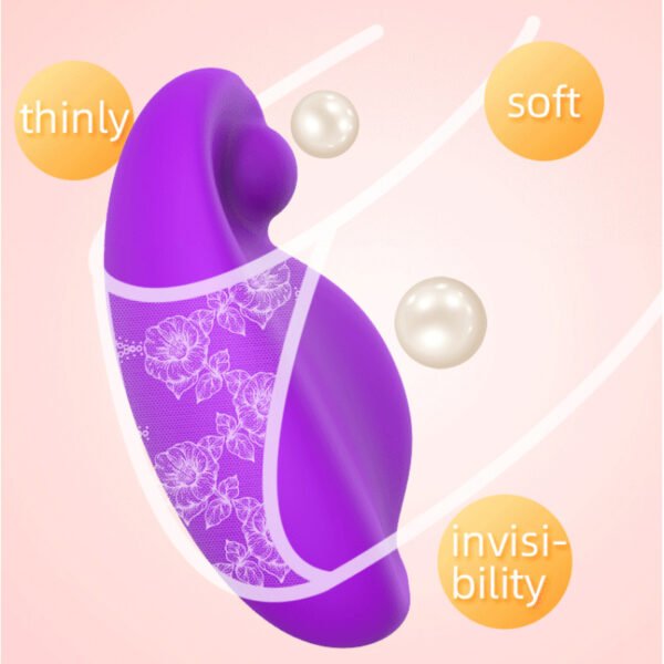Liquid silicone female wearable vibrating massager for jumping eggs, adult sex toy - Image 2